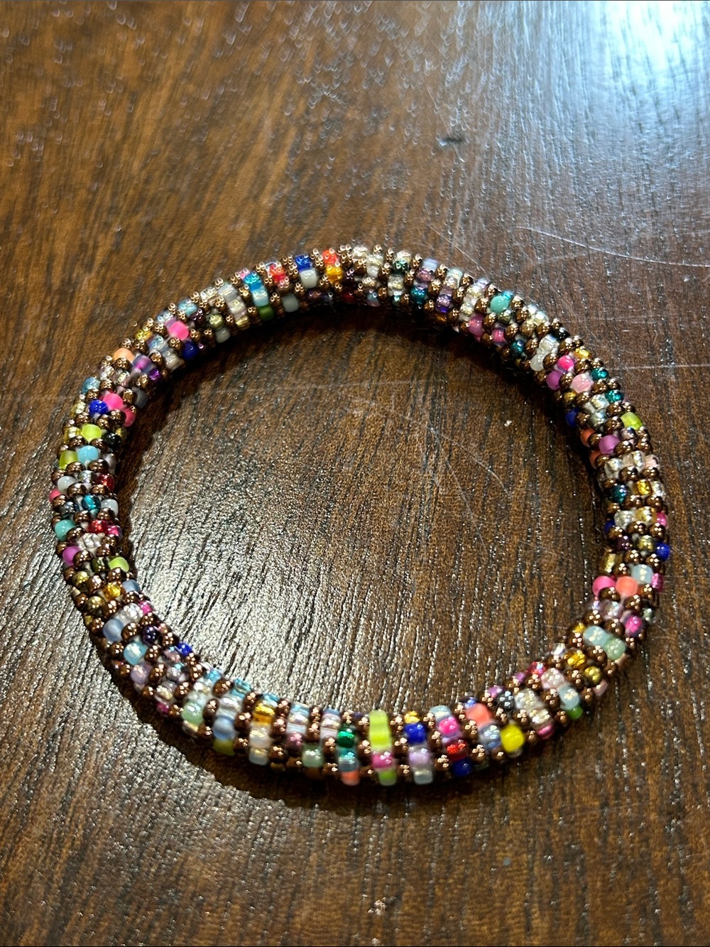 Sashka Multicolor Beaded Stretch Bracelet